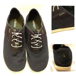 OLUKAI Shoes Nohea Moku Boat Sneaker Shoes/  Slip-On / No-Tie Lace 11.5
